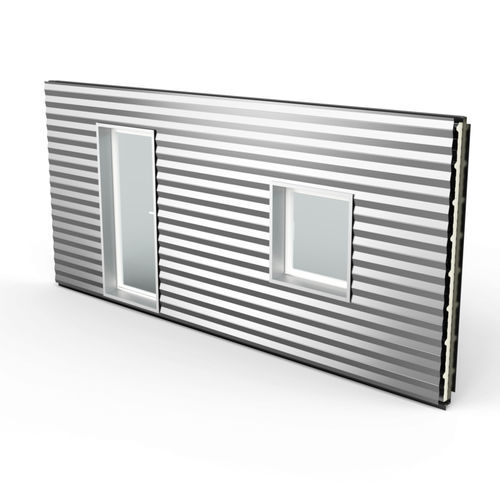 Тонкостенная перегородка сборная панель - D2B® Archisol - ArcelorMittal Building Solutions - из стали / со встроенной изоляцией / пламестойкая