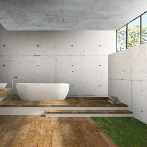 Натяжной потолок из ПВХ - CONCRETE EFFECT® - BARRISOL - из полотна / для ванной комнаты / для офиса