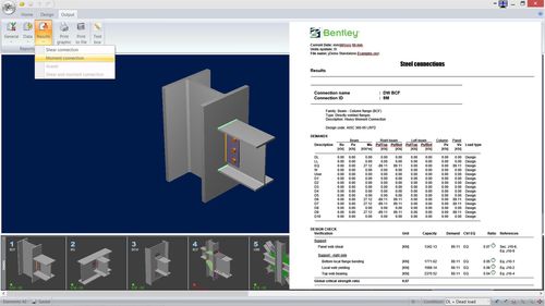 Программное обеспечение для разработки - RAM CONNECTION - BENTLEY SYSTEMS - для анализа / для стальной конструкции / 3D