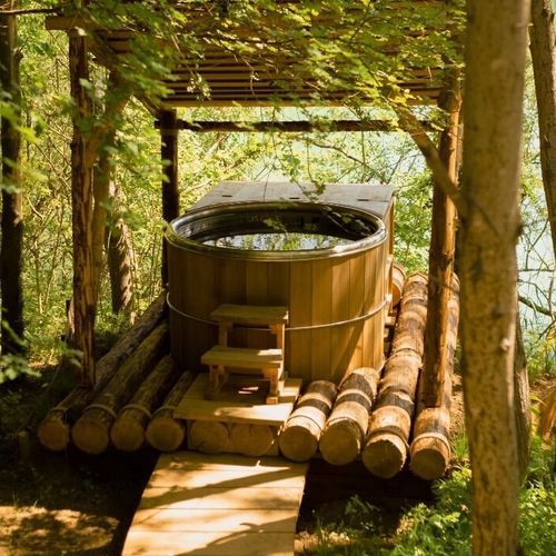 Скандинавская баня из кедра - SSHT 160  - Swiss Thai Water Solution Co.,LTD - из нержавеющей стали / для бытового использования / для профессионального использования