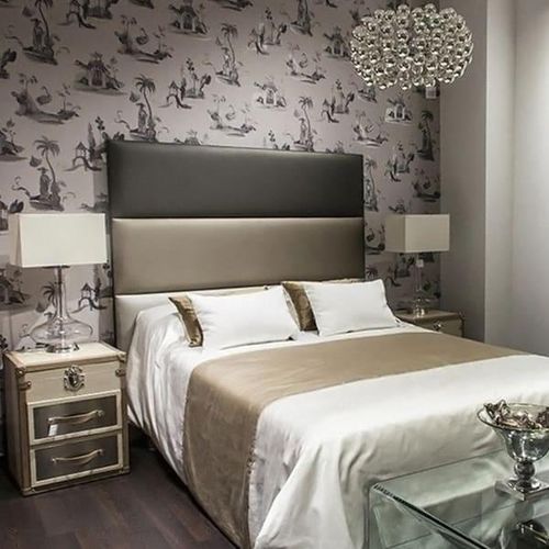 Изголовье кровати для двуспальной кровати - VHE700 - Voila Spanish Furniture S.L. - современное / из ткани / из кожи