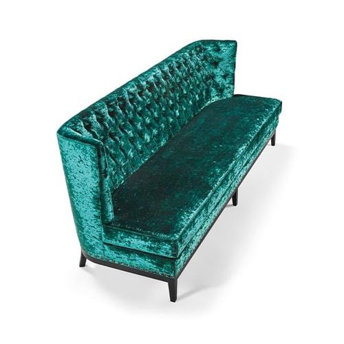 Диван честерфилд - VSF652 - Voila Spanish Furniture S.L. - из ткани / с подушками / с высокой спинкой