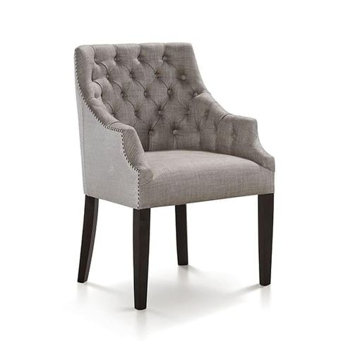 Cтул честерфилд - VCH421 - Voila Spanish Furniture S.L. - для интерьера / из ткани / с основанием из цельной древесины