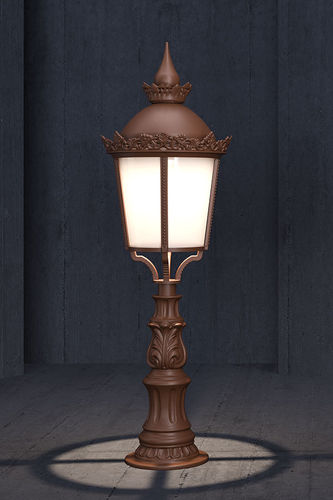 Столбик освещения для сада - ORION C  - Light34 Lighting - классический / из литого алюминия / LED