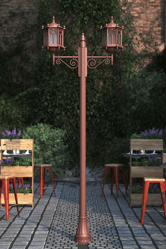 Садовый фонарный столб - ERIDANI - Light34 Lighting - классический / из алюминия / LED