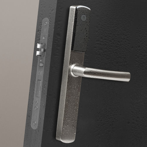 Механический врезной замок - OS SLIM - Omnitec Italia - электронный / с ручкой / RFID
