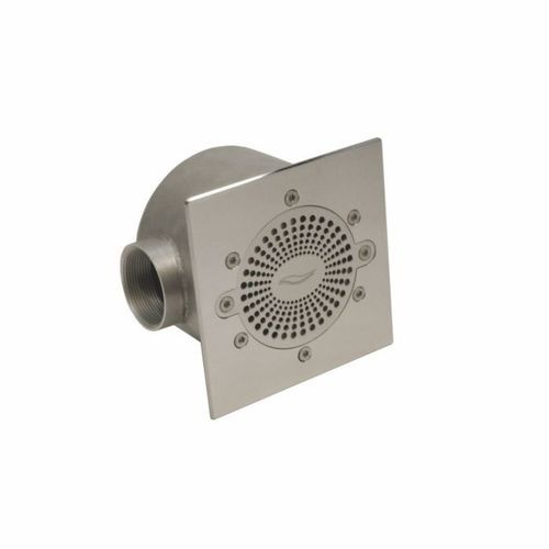 Сливной сифон из пластика - Behncke GmbH - для бассейна / с решеткой / квадратный