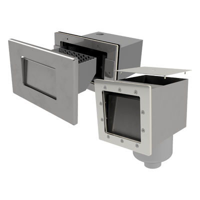 Скиммер из нержавеющей стали - B050 / B075 - Behncke GmbH