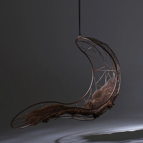 Кресло с подушками - RECLINER - Studio Stirling - современное / из ткани / из стали