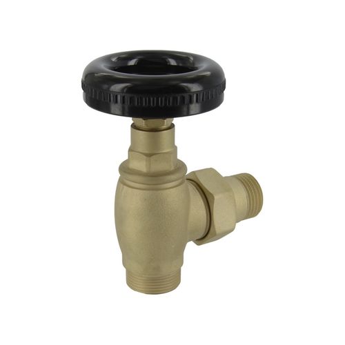 Запорный кран для радиатора - BRASS MATT - CaloriferiOnline - термостатический / из латуни / для интерьера