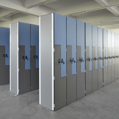 Шкаф для хранения из ламината высокого давления - DEBO-LOCKER-02 - DEBO - для общественных учреждений / для школ / влагостойкий