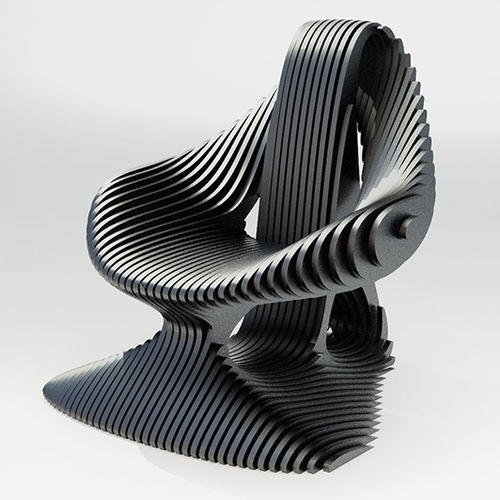 Дизайнерский cтул - DEBO-FURNITURE-21 - DEBO - для интерьера / из ламината / из ламината высокого давления