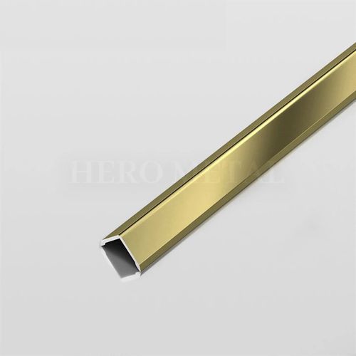 Профиль для конструкции - Foshan Hero Metal Co.,Ltd.  - из алюминия / L-образный / для плиточного пола