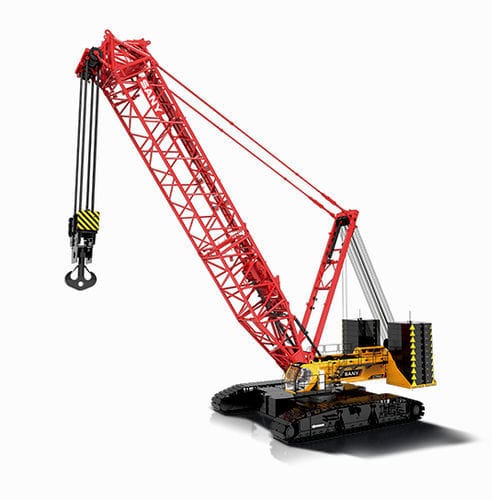 Подъемный кран решетка - SCC9000A - SANY GROUP - со стрелой / гусеничный / для подъема