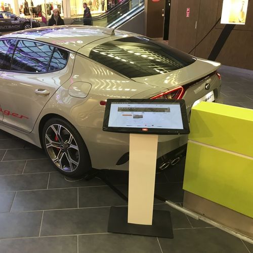 Интерактивная стойка самообслуживание - ML 530 - ML Infokiosks - для интерьера / напольная / Intel® NUC