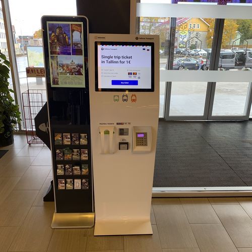 Платежный терминал для ресторана - ML 510 - ML Infokiosks - для аэропорта / для медицинского учреждения / для больницы