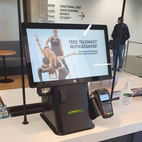 Платежный терминал для ресторана - ML 520 - ML Infokiosks - для аэропорта / напольное / на столешнице