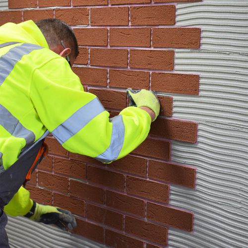 Клей для керамической плитки для цементирования - WEBERWALL BRICK EXTERNAL  - Weber - для каменной кладки / серый / с быстрым захватом