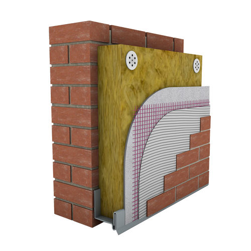 Облицовочный кирпич из бетона - WEBERWALL EXTERNAL SYSTEM - Weber - для фасада / для реконструкции / гладкий