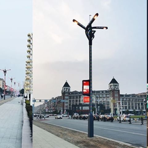 Городской фонарный столб - BLOSSOM - EXC Solar Street Light Technology Co., Ltd - современный / из металла / LED