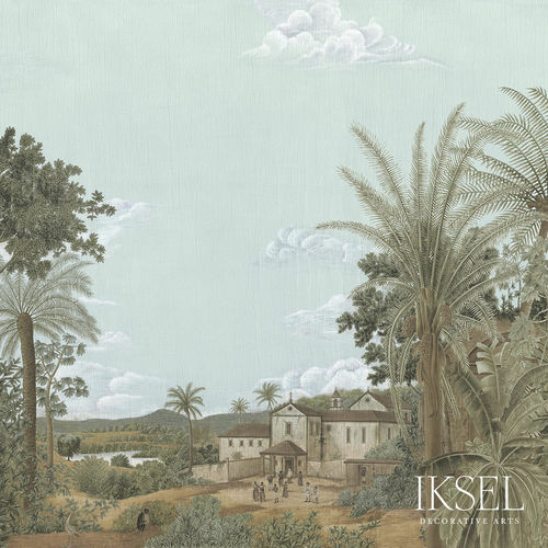 Современный обои - SC118 Brazil - Iksel Decorative Arts - из стекловолокна / виниловый / природный мотив