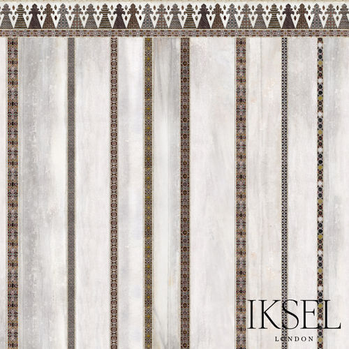 Современный обои - SC139 Palermo Stripes Original - Iksel Decorative Arts - панорамный / c геометрическим рисунком / серый