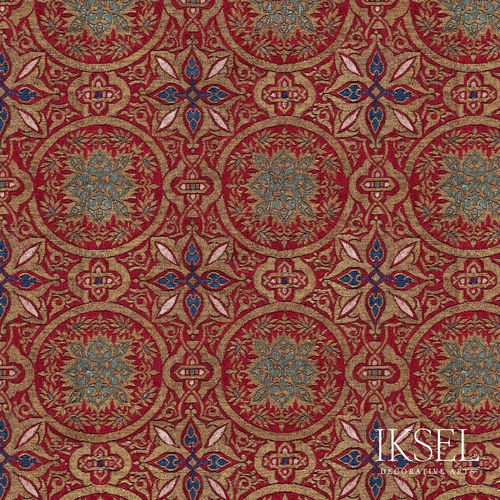 Современный обои - RW903 Granada Circles - Iksel Decorative Arts - из стекловолокна / виниловый / из ПВХ