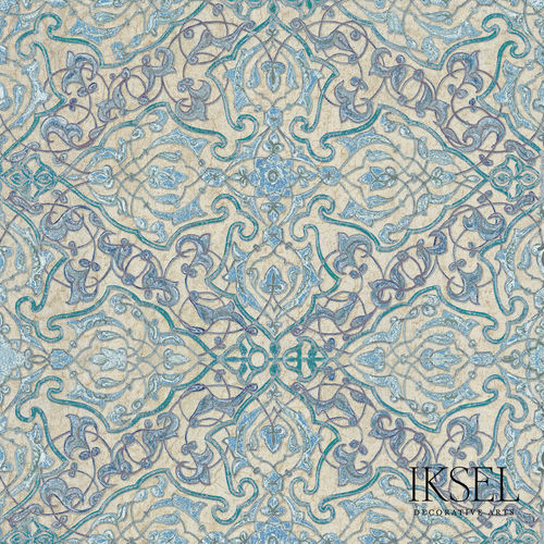 Современный обои - RW531 Isfahan - Iksel Decorative Arts - из стекловолокна / виниловый / из ПВХ