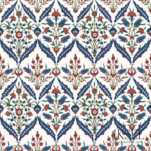Современный обои - IZNIK AISHA RW116 - Iksel Decorative Arts - из стекловолокна / виниловый / в полоску