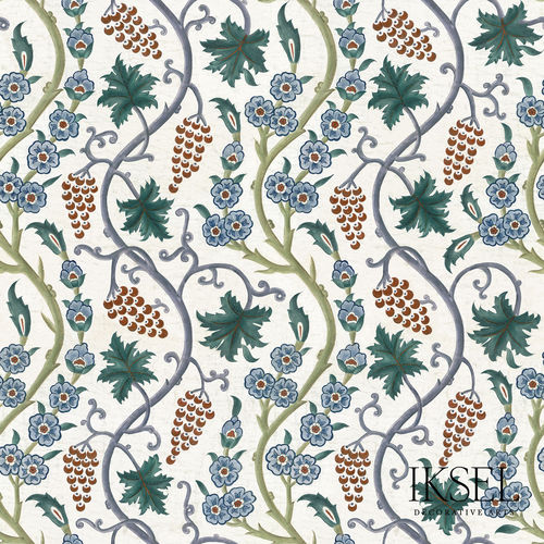 Современный обои - IZNIK SERAGLIO RW105 - Iksel Decorative Arts - из стекловолокна / виниловый / природный мотив