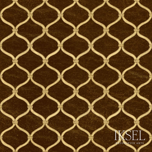 Современный обои - RW321 Jali Eka - Iksel Decorative Arts - из стекловолокна / виниловый / c геометрическим рисунком