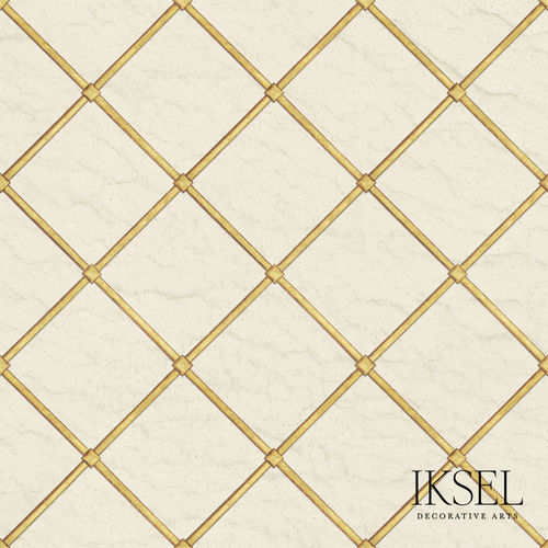Современный обои - RW326 Jali Sat - Iksel Decorative Arts - из стекловолокна / виниловый / c геометрическим рисунком