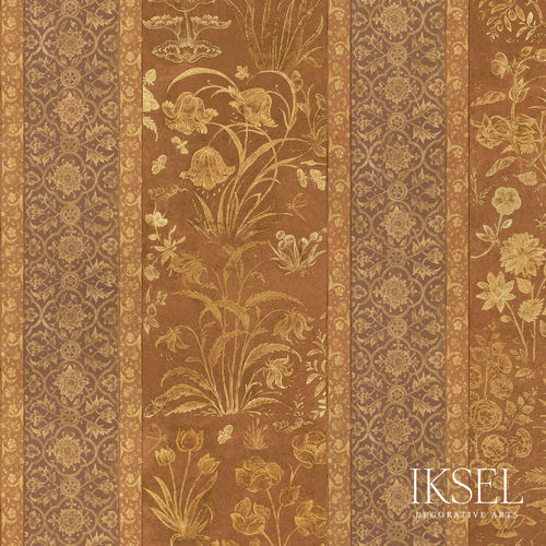Современный обои - RW921 Jahangir Stripe - Iksel Decorative Arts - из стекловолокна / виниловый / природный мотив