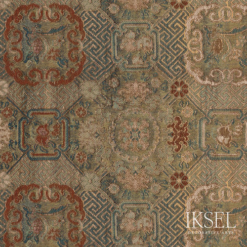 Стилизованный обои - RW930 Japanese Medallions - Iksel Decorative Arts - из нетканых материалов / из стекловолокна / виниловый