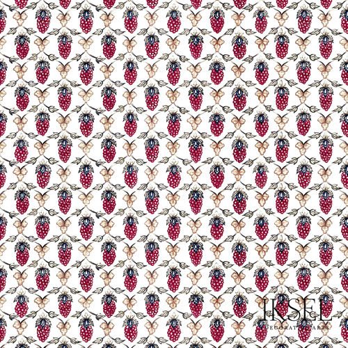Современный обои - RW308 Mogul Berry - Iksel Decorative Arts - из стекловолокна / виниловый / природный мотив