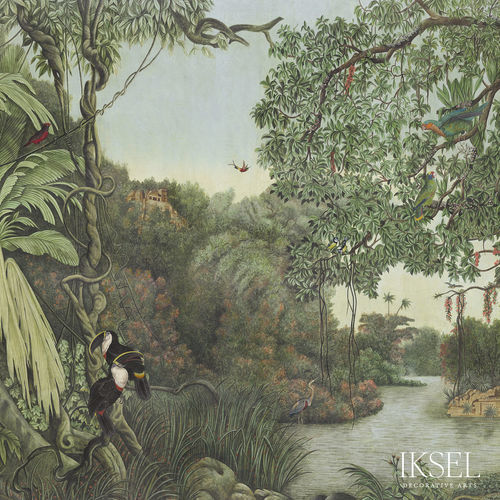 Современный обои - SC161 Amazonia - Iksel Decorative Arts - из стекловолокна / виниловый / природный мотив