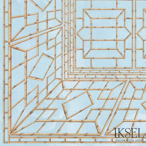 Современный обои - CE202 Bamboo Ceiling - Iksel Decorative Arts - из стекловолокна / виниловый / природный мотив