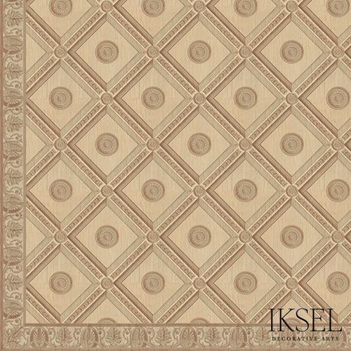 Современный обои - CE204 Coffered Lozenge Ceiling - Iksel Decorative Arts - из стекловолокна / виниловый / c геометрическим рисунком