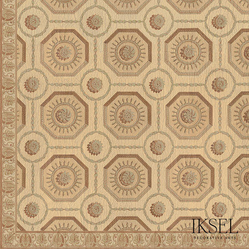 Современный обои - CE203 Coffered Hexagon Ceiling - Iksel Decorative Arts - из стекловолокна / виниловый / c геометрическим рисунком