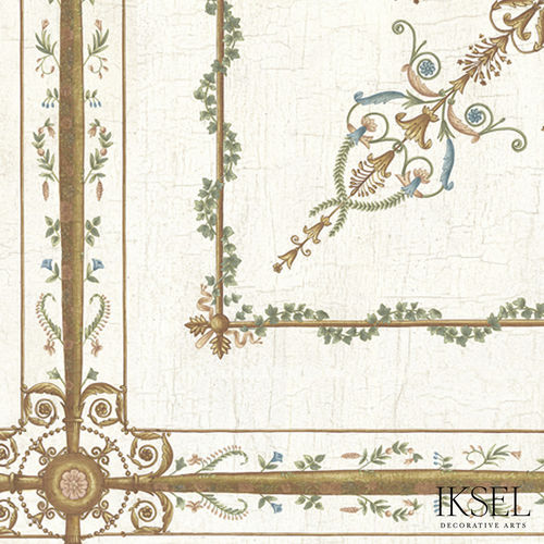 Современный обои - CE206 Empire Griffins Ceiling - Iksel Decorative Arts - из стекловолокна / виниловый / в цветочек
