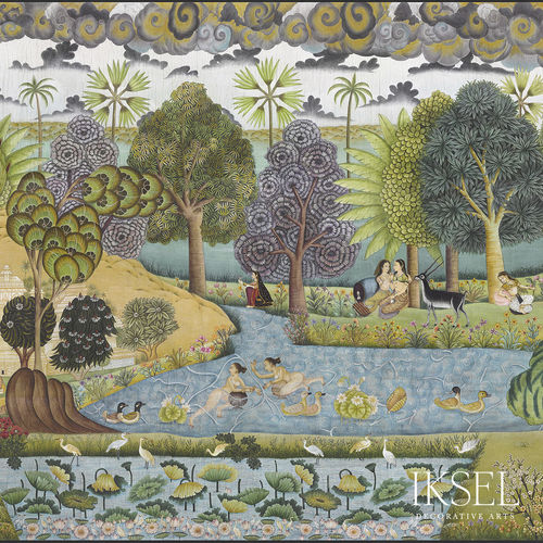 Современный обои - SC127 D-Rajput Fantasy - Iksel Decorative Arts - из стекловолокна / из пластика / природный мотив