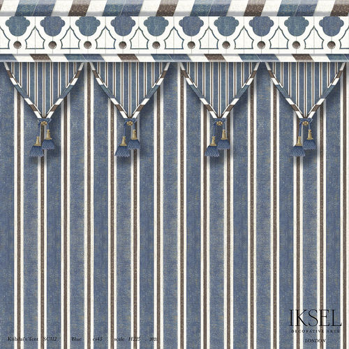 Современный обои - SC112 Kubilaï's Tent - Iksel Decorative Arts - виниловый / панорамный / c геометрическим рисунком