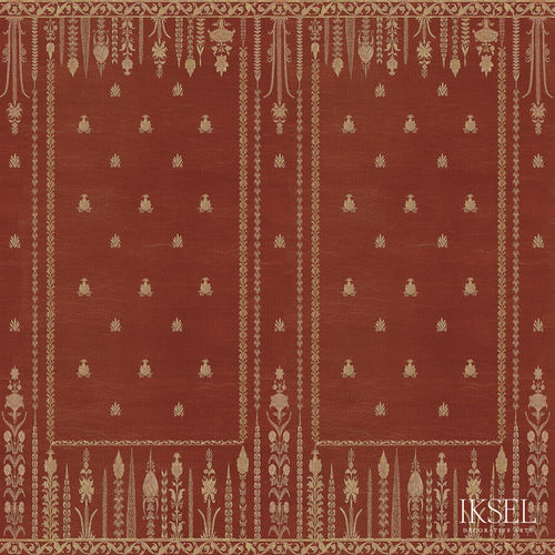 Современный обои - AR303 Rajmata - Iksel Decorative Arts - виниловый / из стекловолокна / в цветочек