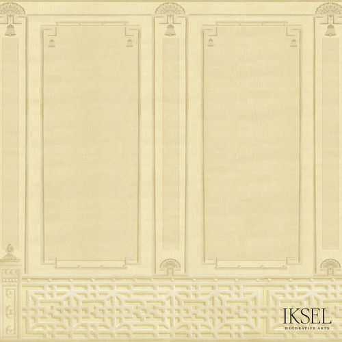 Современный обои - AR656 Regency Chinoiserie - Iksel Decorative Arts - виниловый / из стекловолокна / c геометрическим рисунком