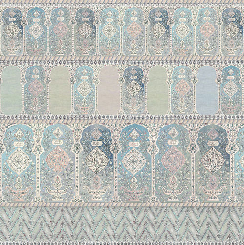 Современный обои - SC131 Ottoman Tent Pasha - Iksel Decorative Arts - виниловый / из стекловолокна / c геометрическим рисунком