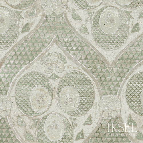 Современный обои - RW210 Ottoman Crescents - Iksel Decorative Arts - виниловый / из стекловолокна / природный мотив
