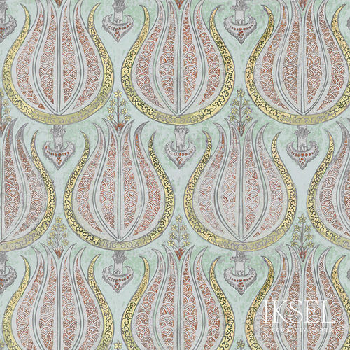 Современный обои - RW211 Plump Tulips - Iksel Decorative Arts - виниловый / из стекловолокна / природный мотив