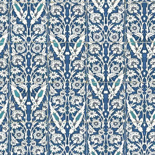 Современный обои - RW125 IZNIK HATICE - Iksel Decorative Arts - из стекловолокна / виниловый / природный мотив
