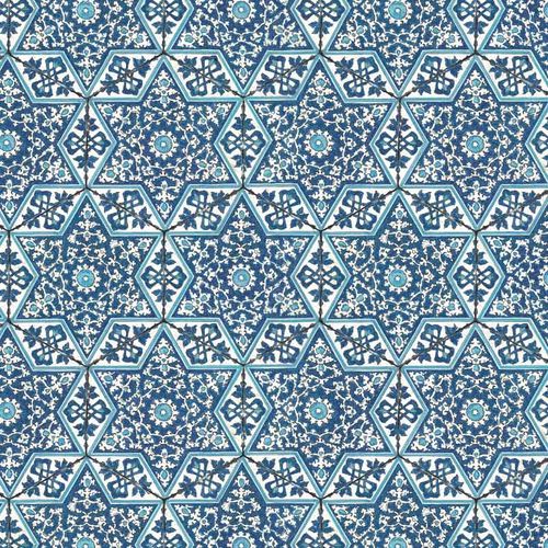 Современный обои - RW122 IZNIK CEMIL STAR - Iksel Decorative Arts - из стекловолокна / виниловый / c геометрическим рисунком