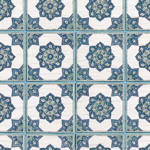 Современный обои - IZNIK MIHRIMAH RW117 - Iksel Decorative Arts - из стекловолокна / виниловый / c геометрическим рисунком